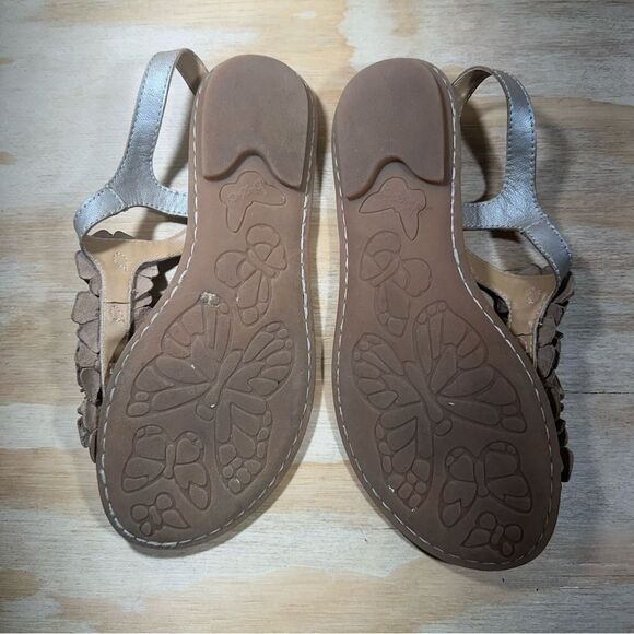 B.O.C. Gold Flower Sandals Women’s Size 7 - Picture 5 of 6